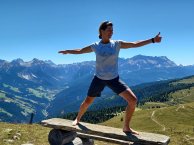 Hatha-Yoga: Bergwandern in den Dolomiten