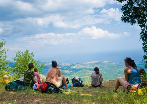 Gemütliche Rast mit Aussicht