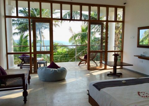 Zimmer des Sithnara Ayurveda Resorts auf Sri Lanka