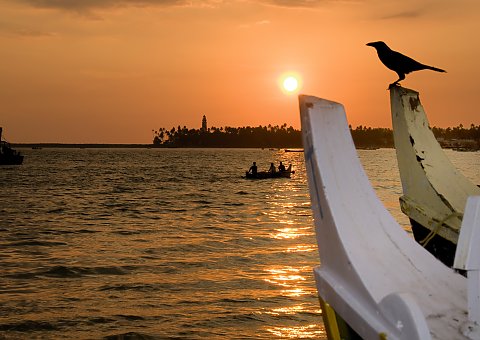 Sonnenuntergang über dem Meer