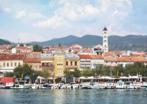 Blick auf Crikvenica 