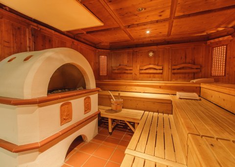 Entspannen SIe sich in der Sauna des Hotels Vier Jahreszeiten im Pitztal  