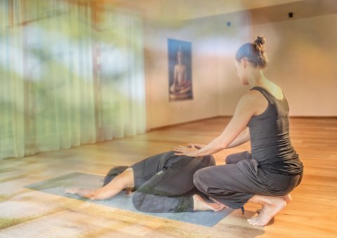 Üben Sie Yoga im Hotel Gasthof Saalerwirt in Südtirol 