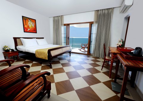 Das Premium Ocean View Zimmer bietet Ihnen atemberaubende Ausblicke