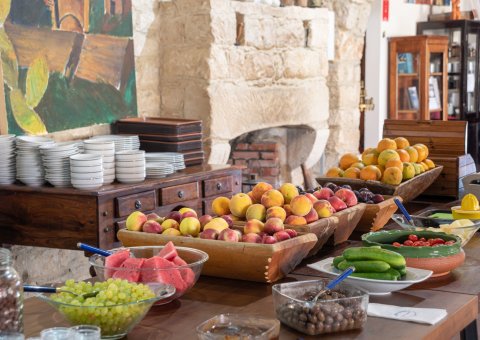 Das Frühstücksbuffet in den Cyprus Villages kann sich sehen lassen