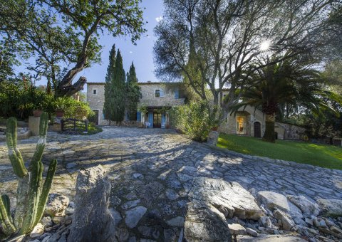 Die Finca eingebettet inmitten der Natur