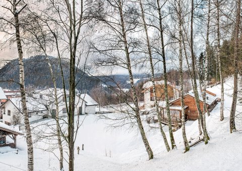 Genießen Sie den Ausblick auf das Tal