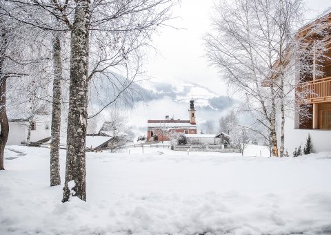 Die wunderschöne Schneelandschaft genießen in Südtirol