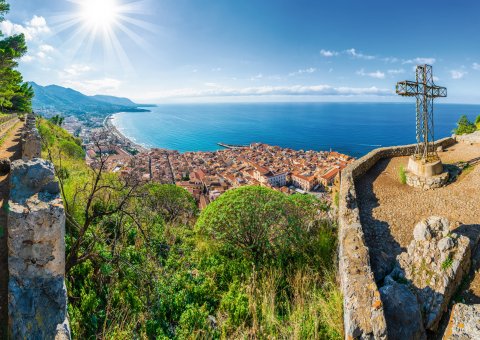 Blick über Cefalu