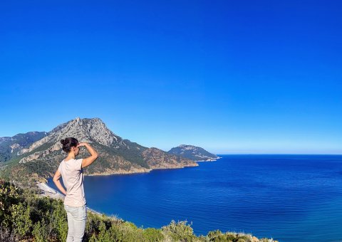 In der Umgebung der Lykia Lodge gibt es tolle Aussichtspunkte mit Blick über das Meer