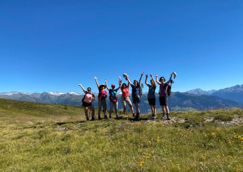 Der Spaß beim Wandern kommt nicht zu kurz