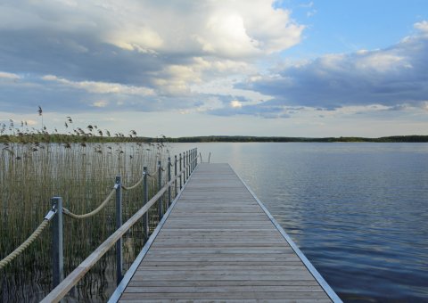 Der Tollensesee, einer der größten Seen in der Mecklenburgischen Seenplatte