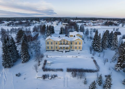 Das Hotel Filipsborg im Winter