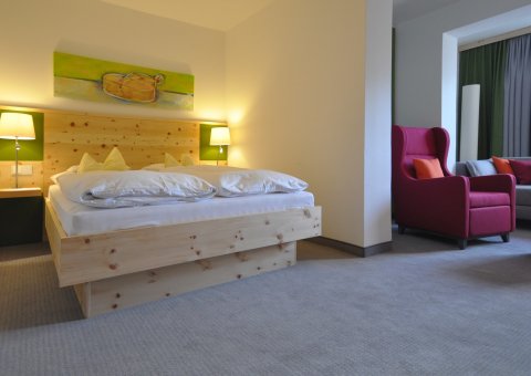 Das Zimmer Alpine Chic im Impuls Hotel